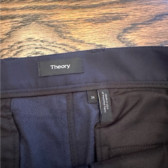 Theory Zaine Pant SW Neoteric Sz 34 Navy - Picture 4 of 5